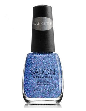 Sation Multi-Glitter Nail Polish, Can Buy Me Love 3004