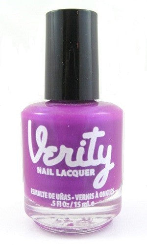 Verity Nail Lacquer, Shiny Purple B49