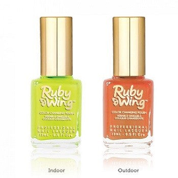 Ruby Wing Color Changing Nail Polish, Electric Firefly 38