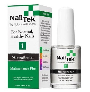 Nail Tek Maintenance Plus 1 Strengthener, .50 oz