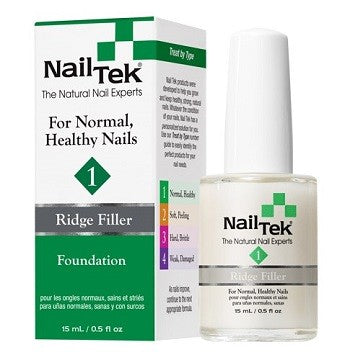 Nail Tek Foundation 1 Ridge Filler Base Coat, .50 fl. oz.