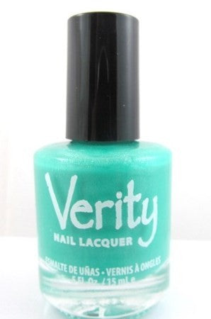 Verity Nail Lacquer, Frosty Turquoise B39