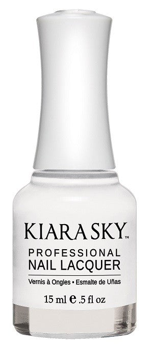 Kiara Sky Nail Polish, Pure White N401