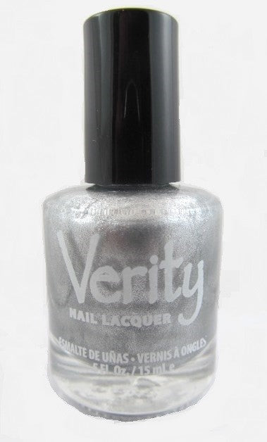 Verity Nail Lacquer, Silver Foil G16