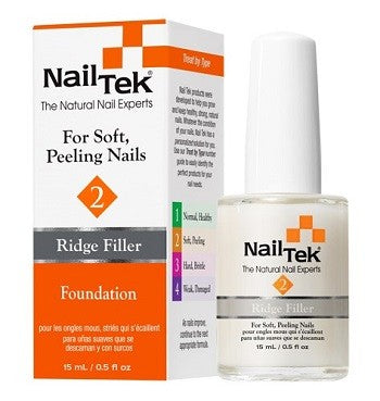 Nail Tek Foundation 2 Ridge Filler, .50 fl. oz.