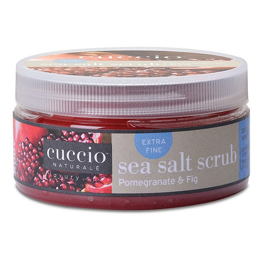 Cuccio Naturale Pomegranate & Fig Ultra Fine Sea Salt Scrub, 8 oz.