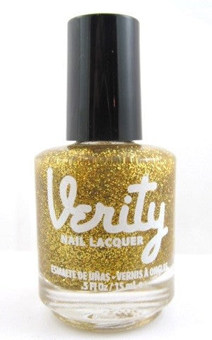 Verity Nail Lacquer, Chartreuse Glitter G08