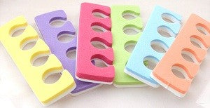 Disposable Foam Toe Separators Assorted Colors