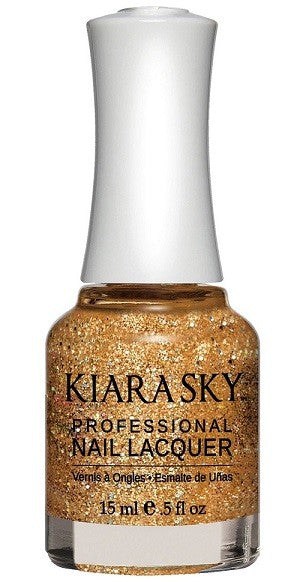 Kiara Sky Nail Polish, Strike Gold N433