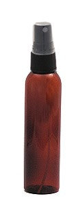 Amber Plastic PET Bottle with Spray Top