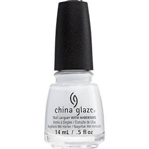 China Glaze Nail Polish, Blanc Out 1508