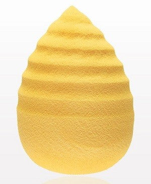 TBC Yellow Spiral Makeup Blending Sponge, Latex-free