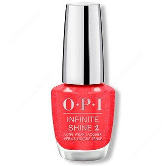 OPI Infinite Shine Lacquer, Left Your Texts on Red ISLS010