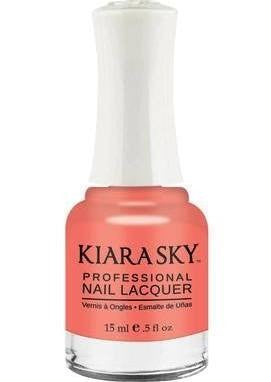 Kiara Sky Nail Polish, Romantic Coral N490