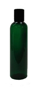 Green Plastic PET Bottle with Black Disc Cap