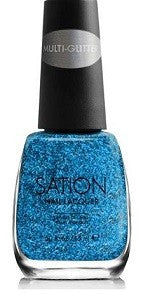 Sation Multi-Glitter Nail Polish, Tall, Dark & Has Some 3009