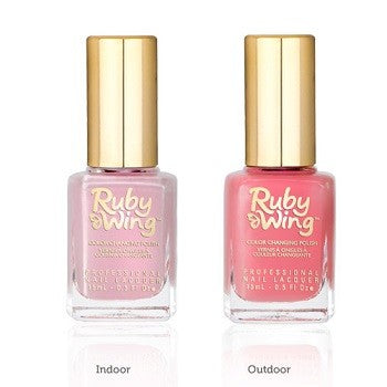 Ruby Wing Color Changing Nail Polish, Sweet Rose 17