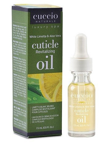 Cuccio Naturale White Limetta & Aloe Vera Revitalizing Cuticle Oil, .50 oz.